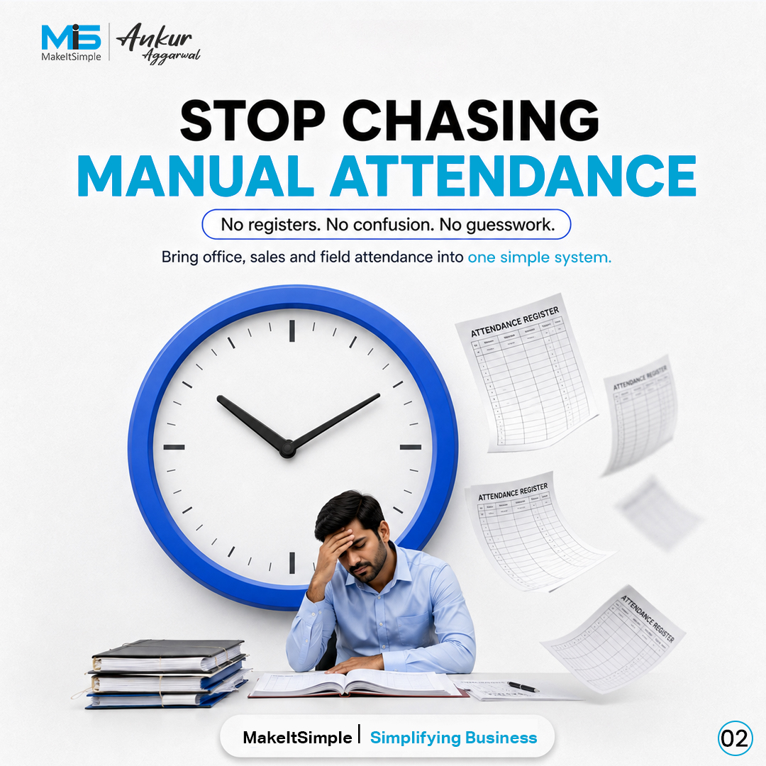 Stop chasing manual attendance โ no registers, no confusion